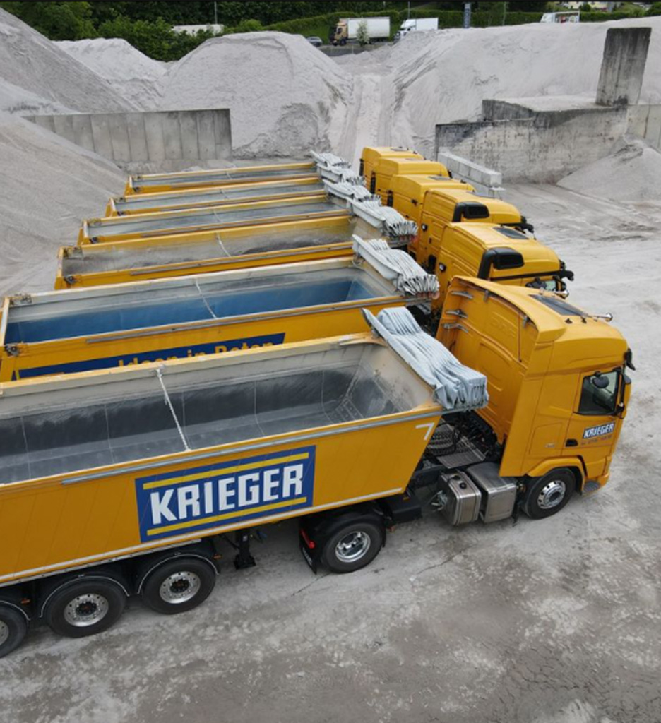 Transport auf der Straße – zuverlässige Logistik mit modernen Krieger-LKWs